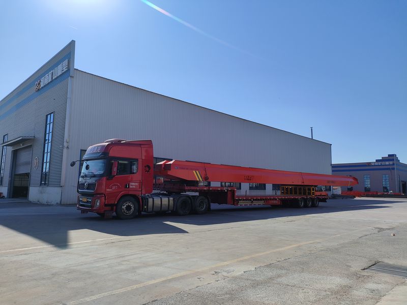 電動(dòng)單梁起重機(jī)  2臺(tái) LD3t—26.85m 制作完成，發(fā)往江蘇交付客戶使用